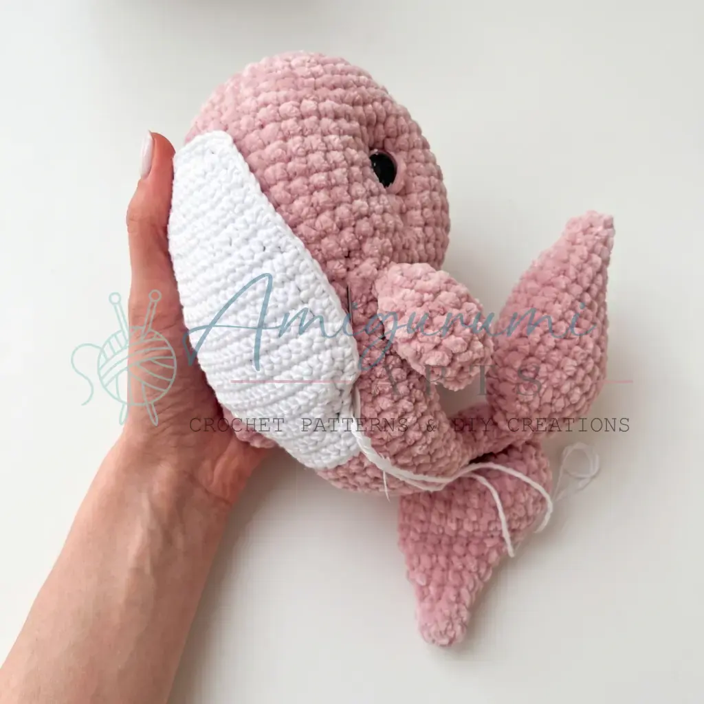 little whale amigurumi crochet project crochet project detail 12
