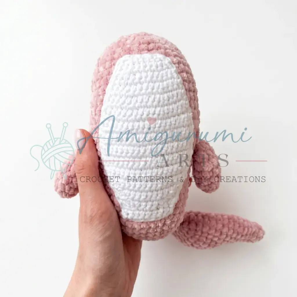 little whale amigurumi crochet project crochet project detail 3