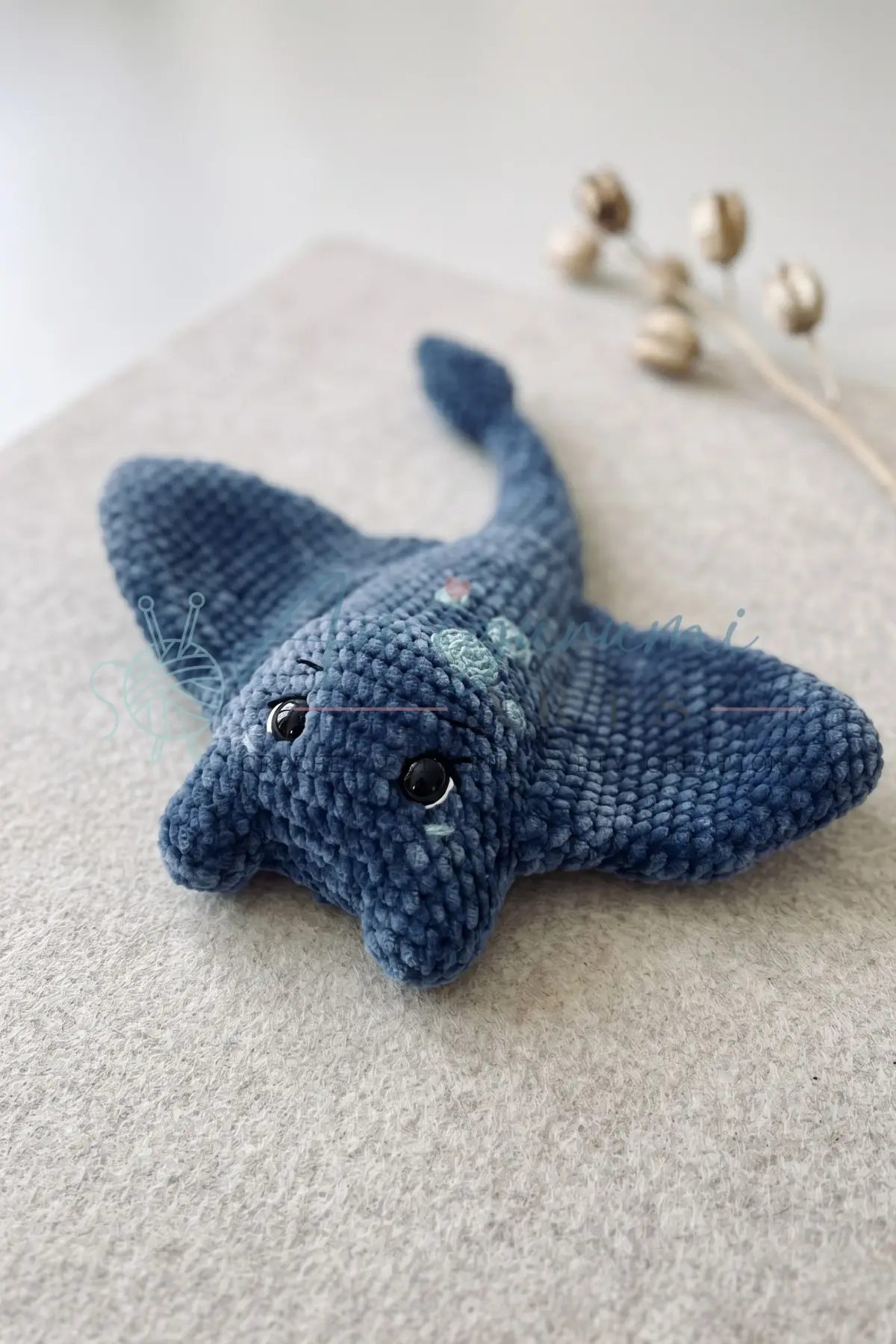 little whale amigurumi crochet project crochet project detail 5