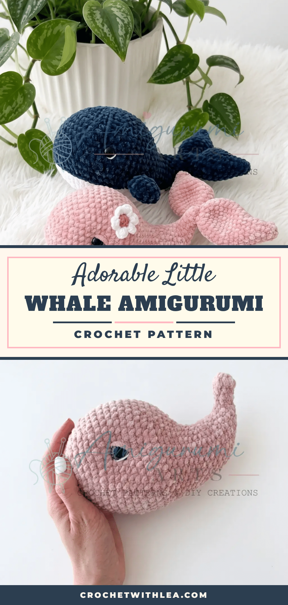 little whale amigurumi crochet pattern