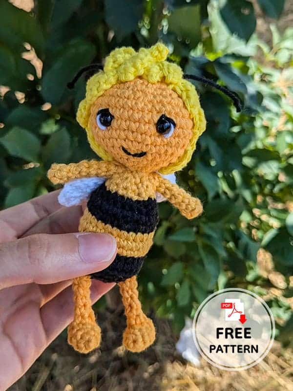 maya the bee amigurumi pattern crochet project crochet project detail 1