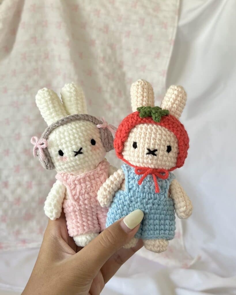 Miffy in Overalls Pattern crochet project crochet project detail 4