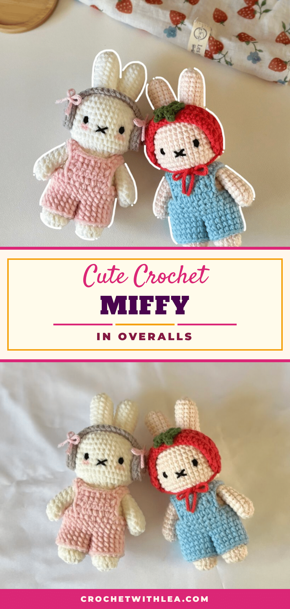 Miffy in Overalls Pattern crochet pattern