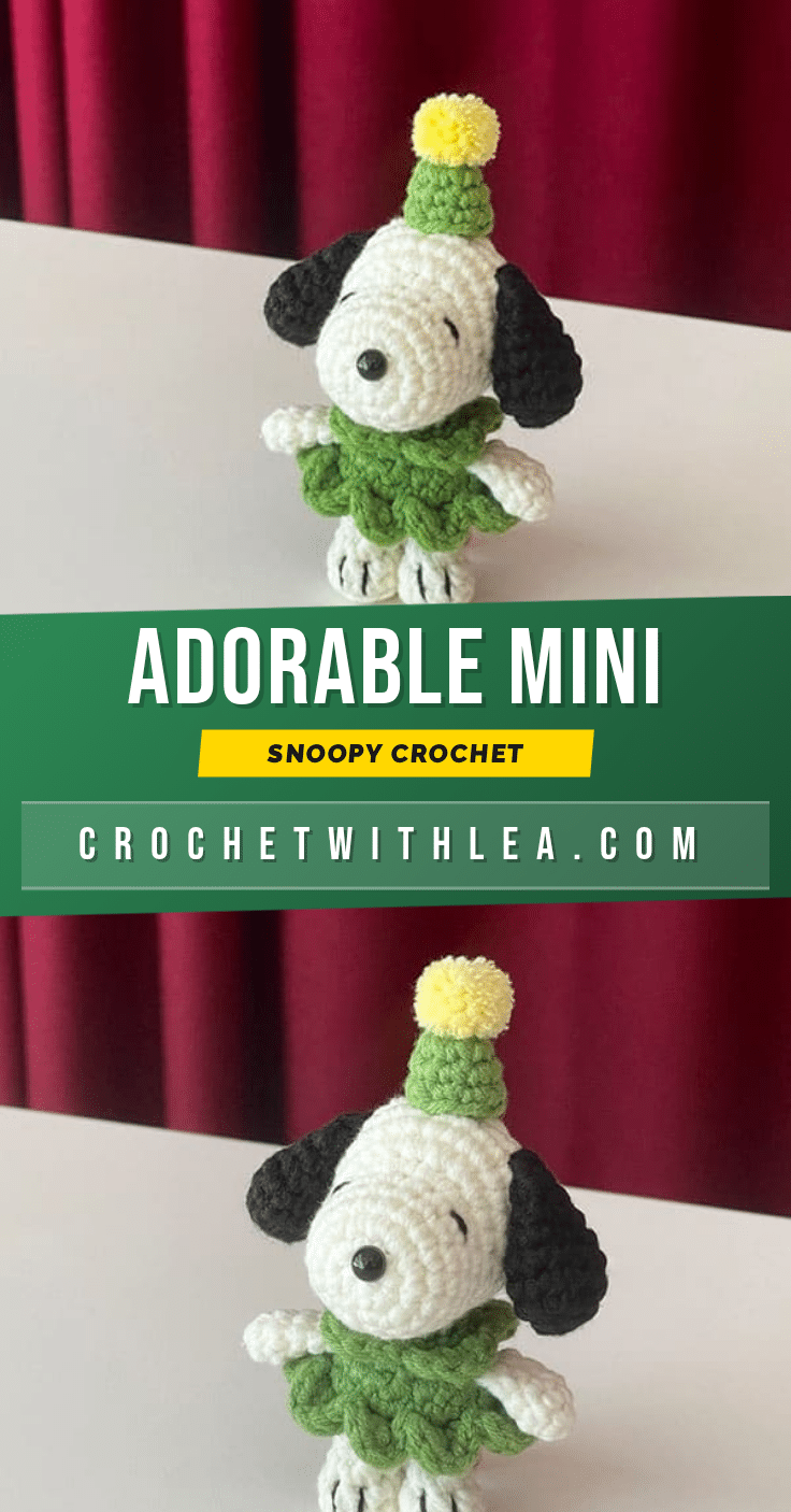 mini snoopy crochet pattern crochet pattern