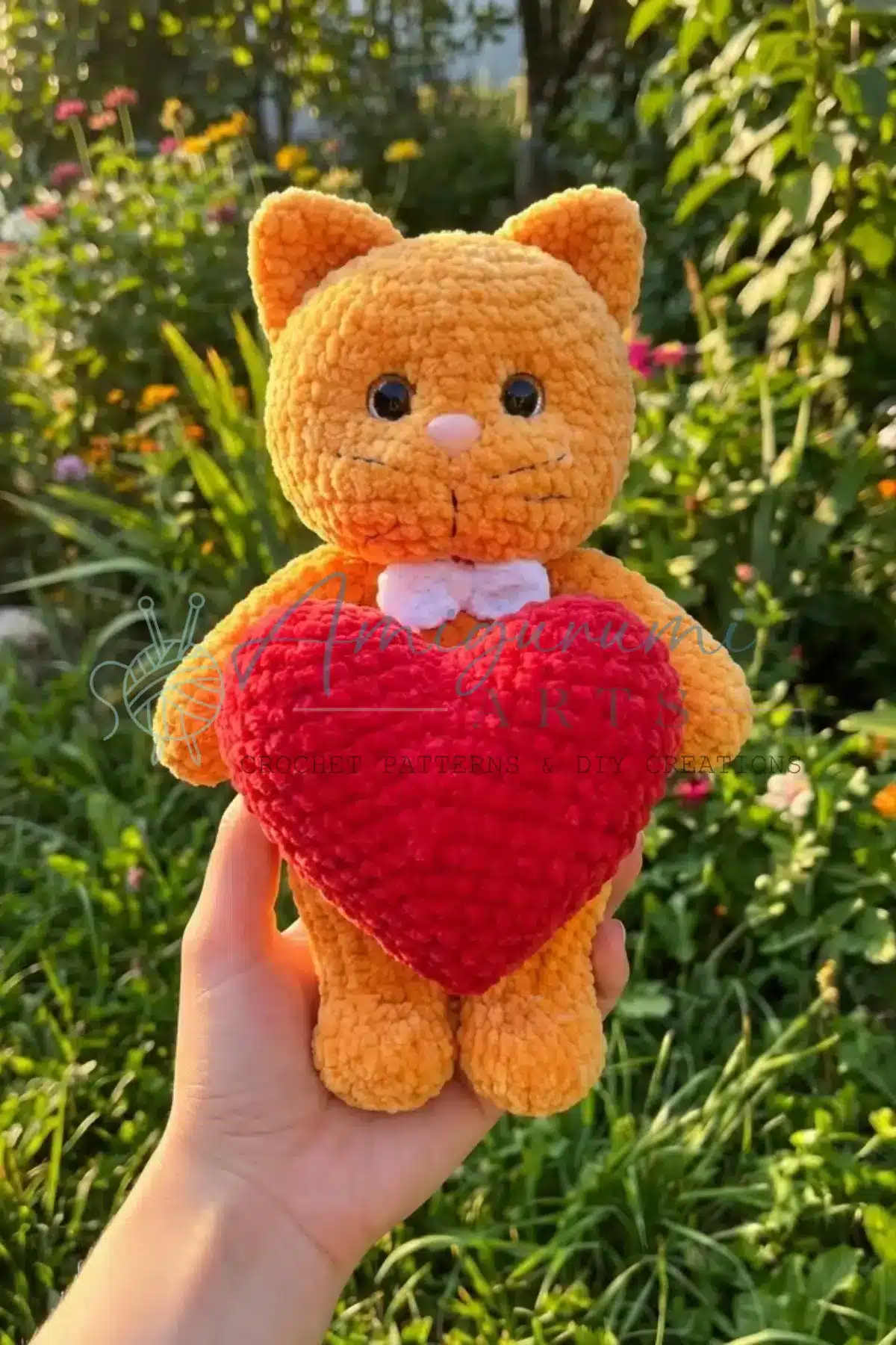 Mr. Heart Amigurumi Crochet Pattern crochet project crochet project detail 4