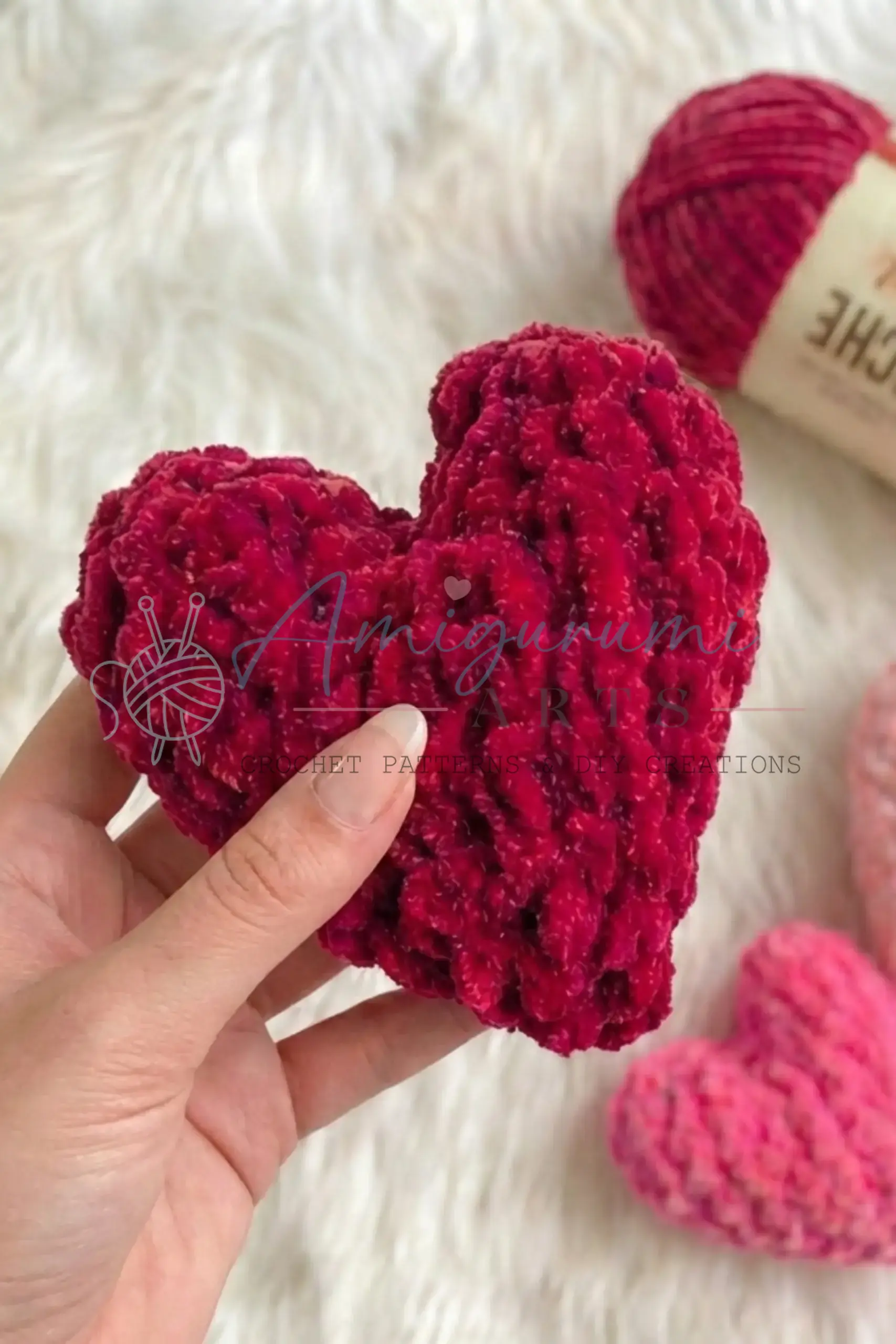 Mr. Heart Amigurumi Crochet Pattern crochet project crochet project detail 5