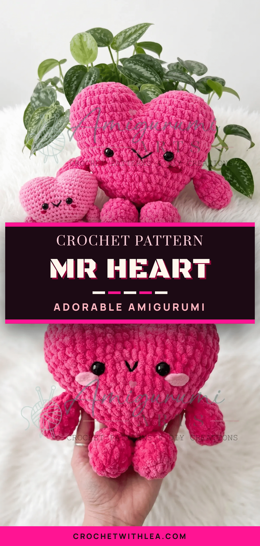 Mr. Heart Amigurumi Crochet Pattern crochet pattern