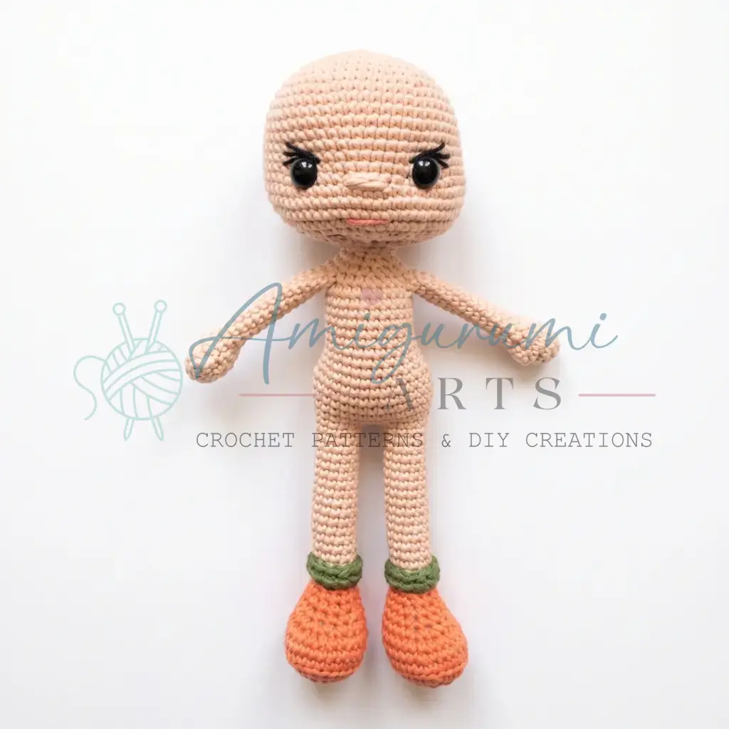 Orangette the Doll Amigurumi crochet project crochet project detail 1
