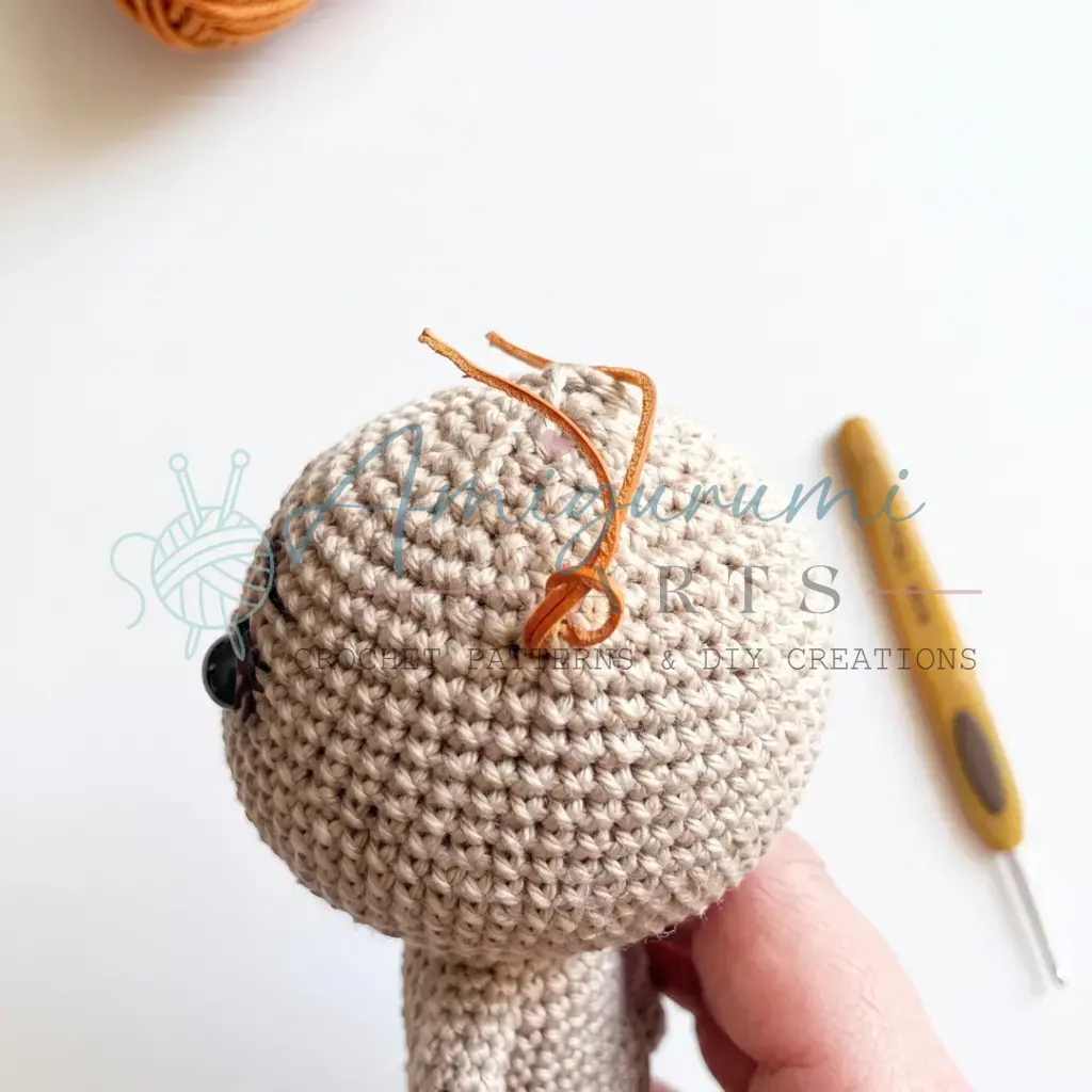 Orangette the Doll Amigurumi crochet project crochet project detail 12