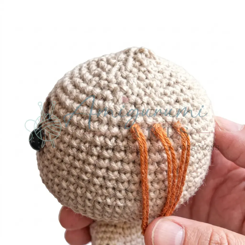 Orangette the Doll Amigurumi crochet project crochet project detail 13