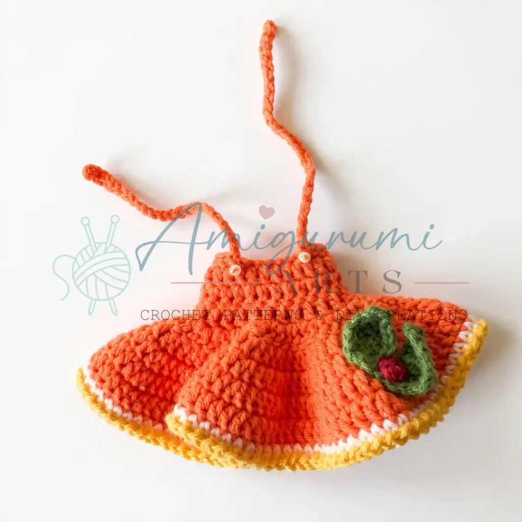 Orangette the Doll Amigurumi crochet project crochet project detail 15