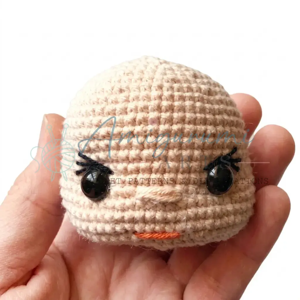 Orangette the Doll Amigurumi crochet project crochet project detail 9