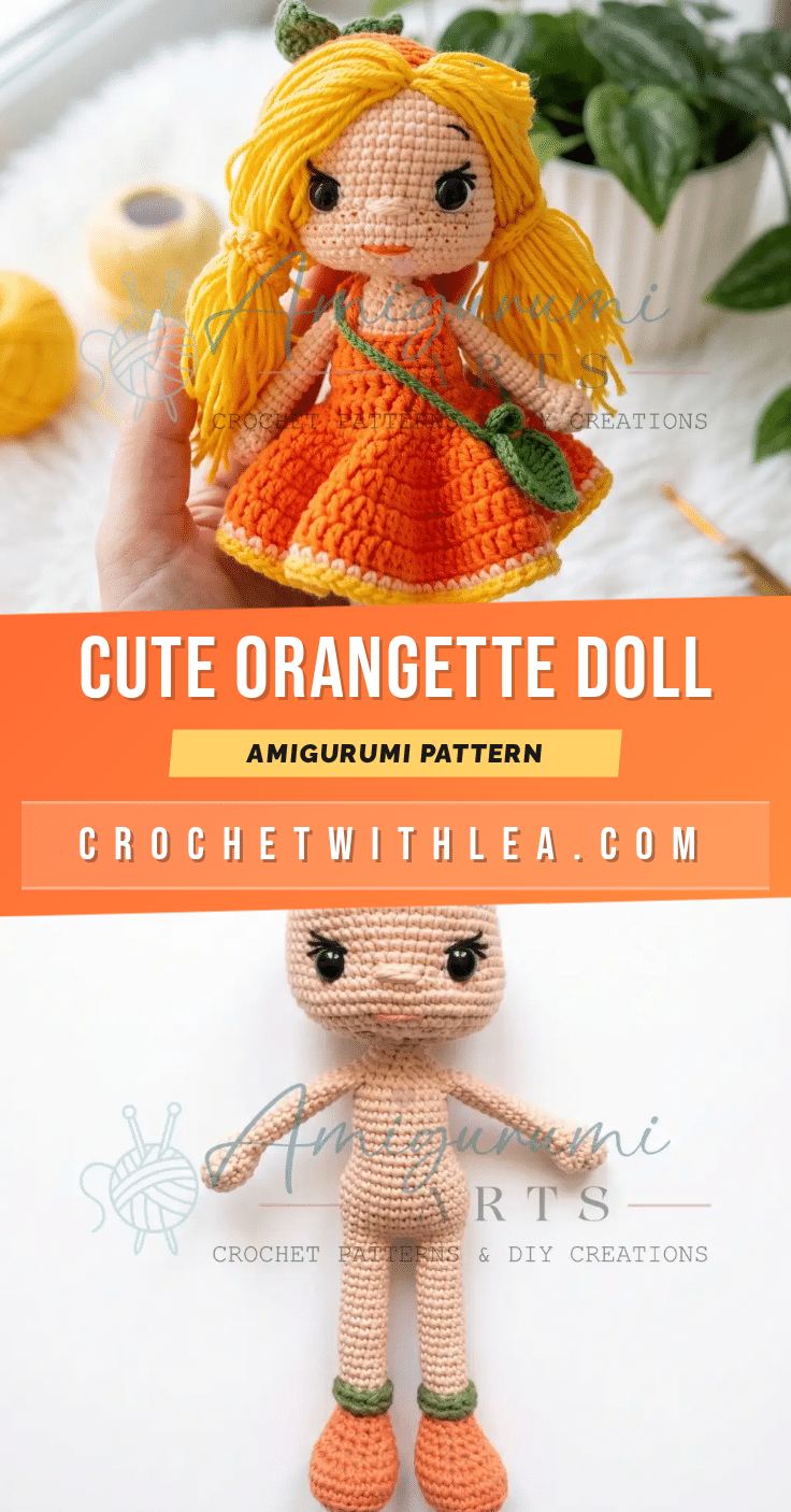 Orangette the Doll Amigurumi crochet pattern