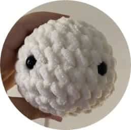 peppermint bunny amigurumi crochet project crochet project detail 2