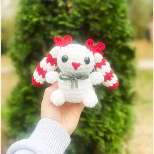 peppermint bunny amigurumi - featured image