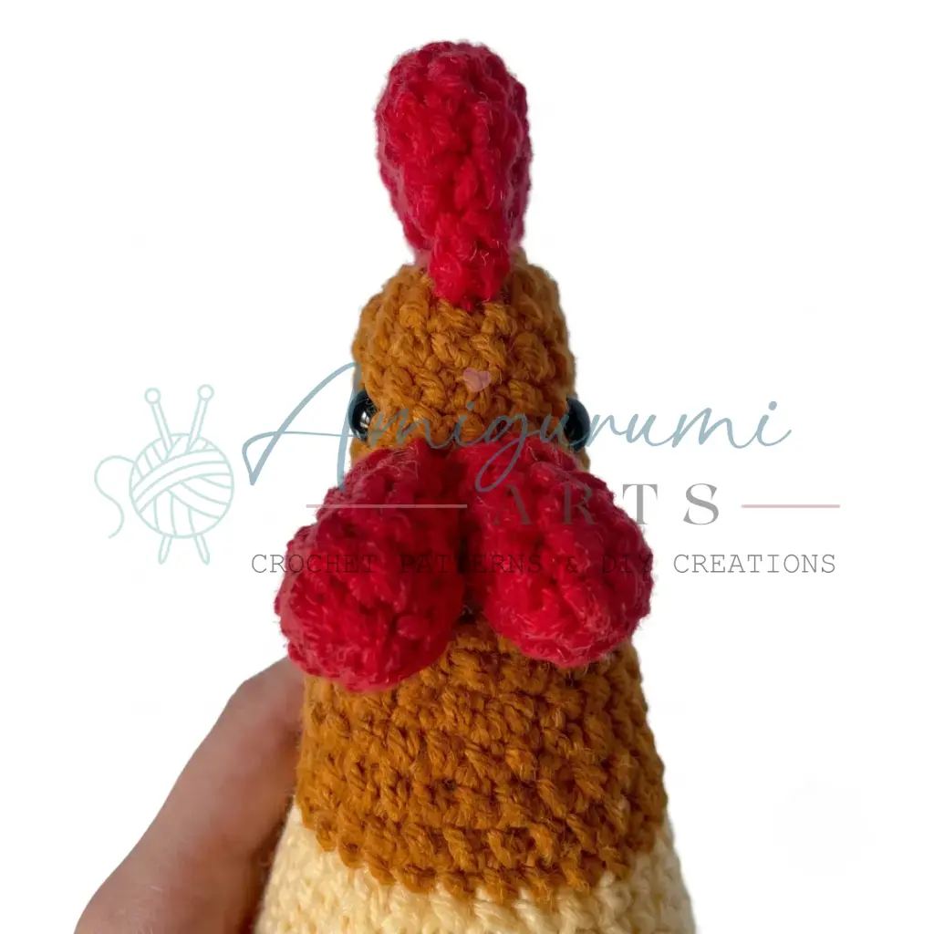Petya the Rooster Amigurumi Pattern crochet project crochet project detail 1