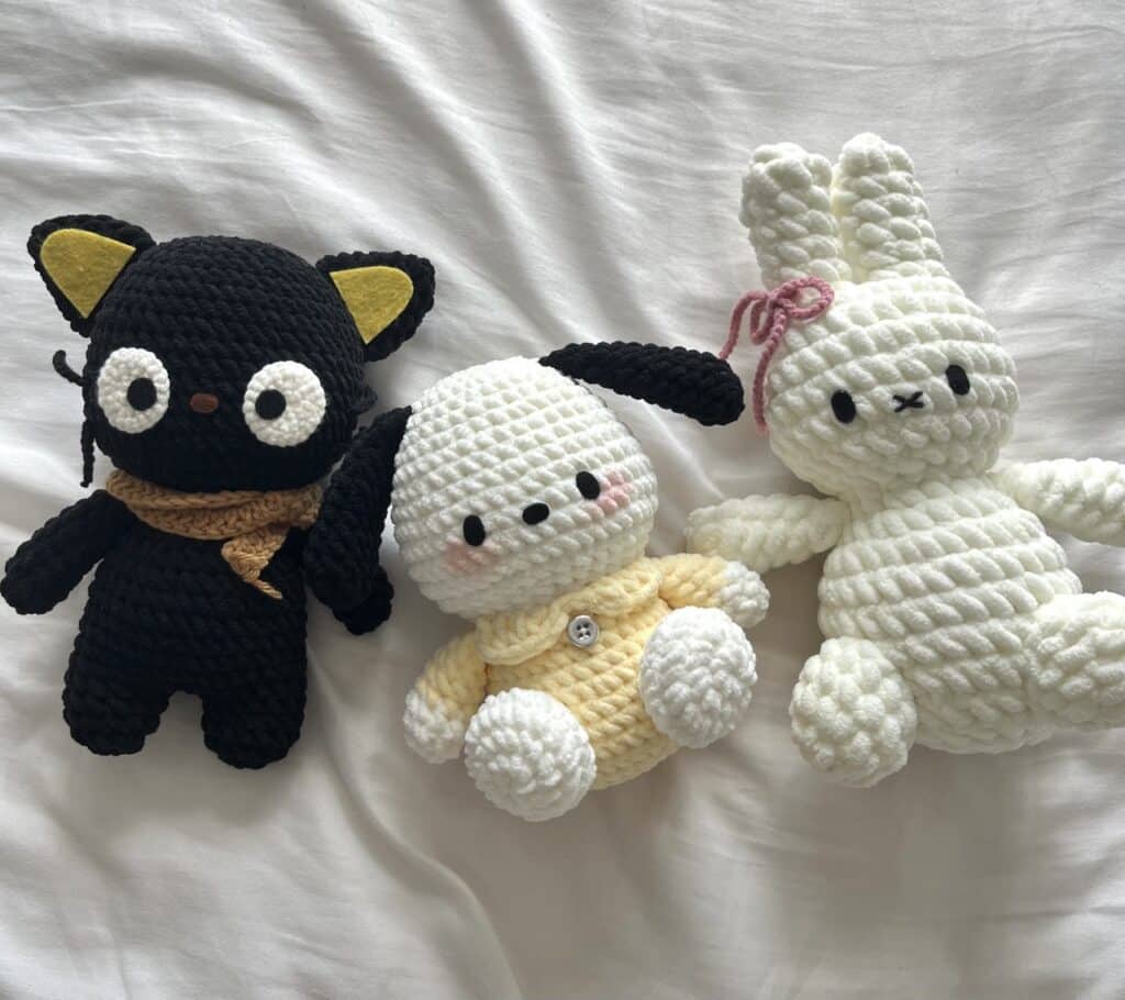 Pochacco amigurumi crochet project crochet project detail 1