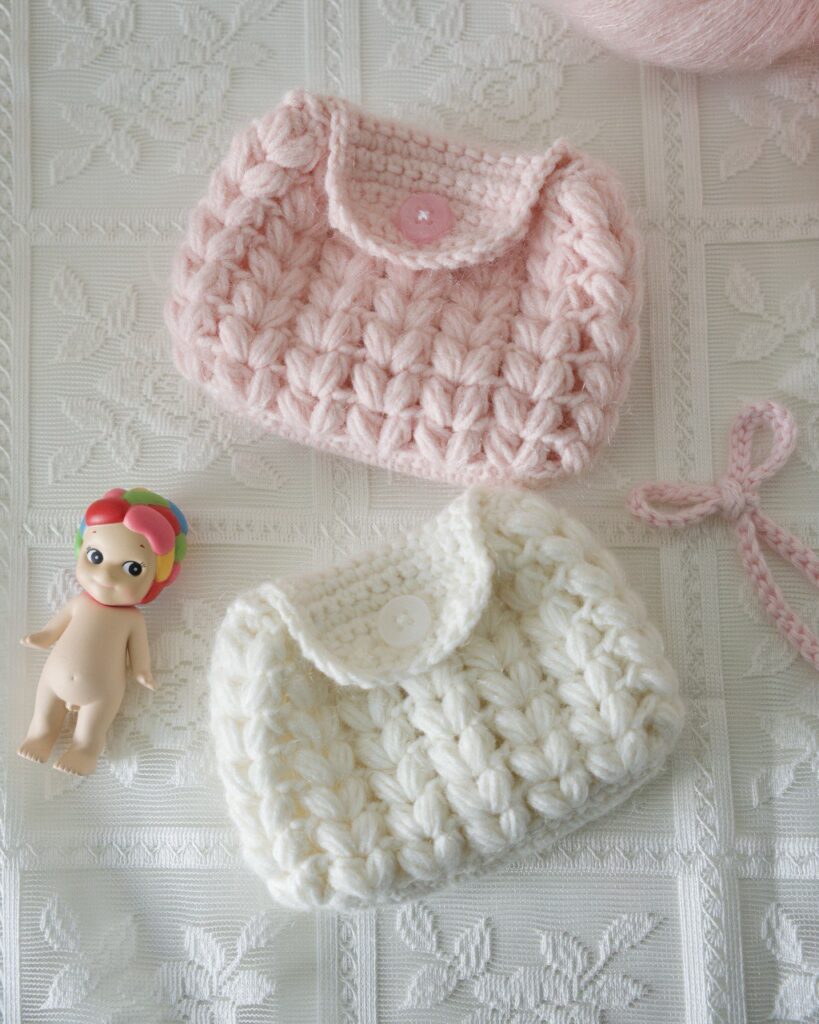 puffy heart pouch crochet project crochet project detail 5