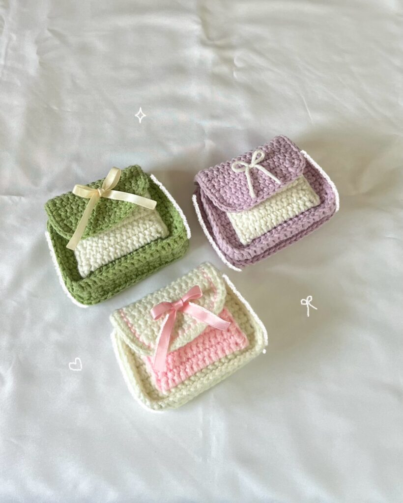 puffy heart pouch crochet project crochet project detail 9