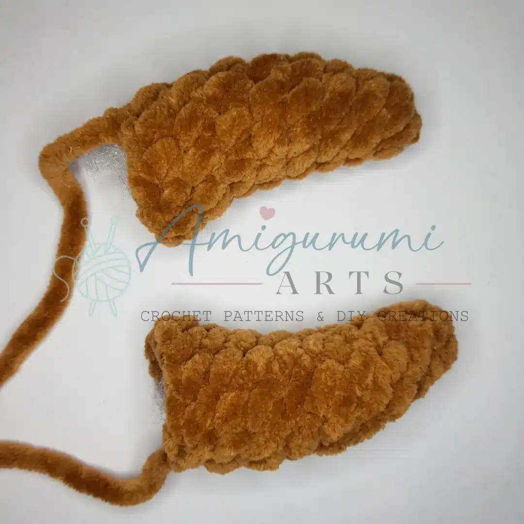 Senya the Bull Calf Amigurumi crochet project crochet project detail 11