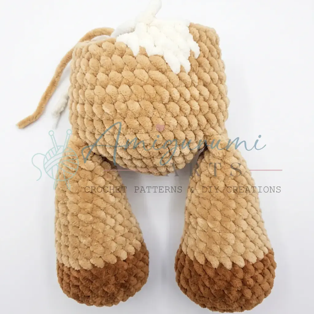Senya the Bull Calf Amigurumi crochet project crochet project detail 12
