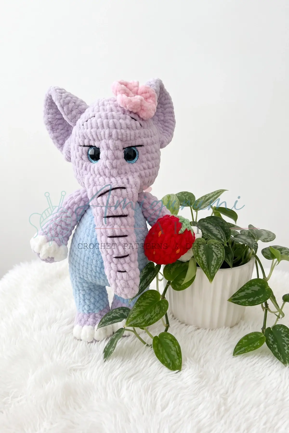 Senya the Bull Calf Amigurumi crochet project crochet project detail 5