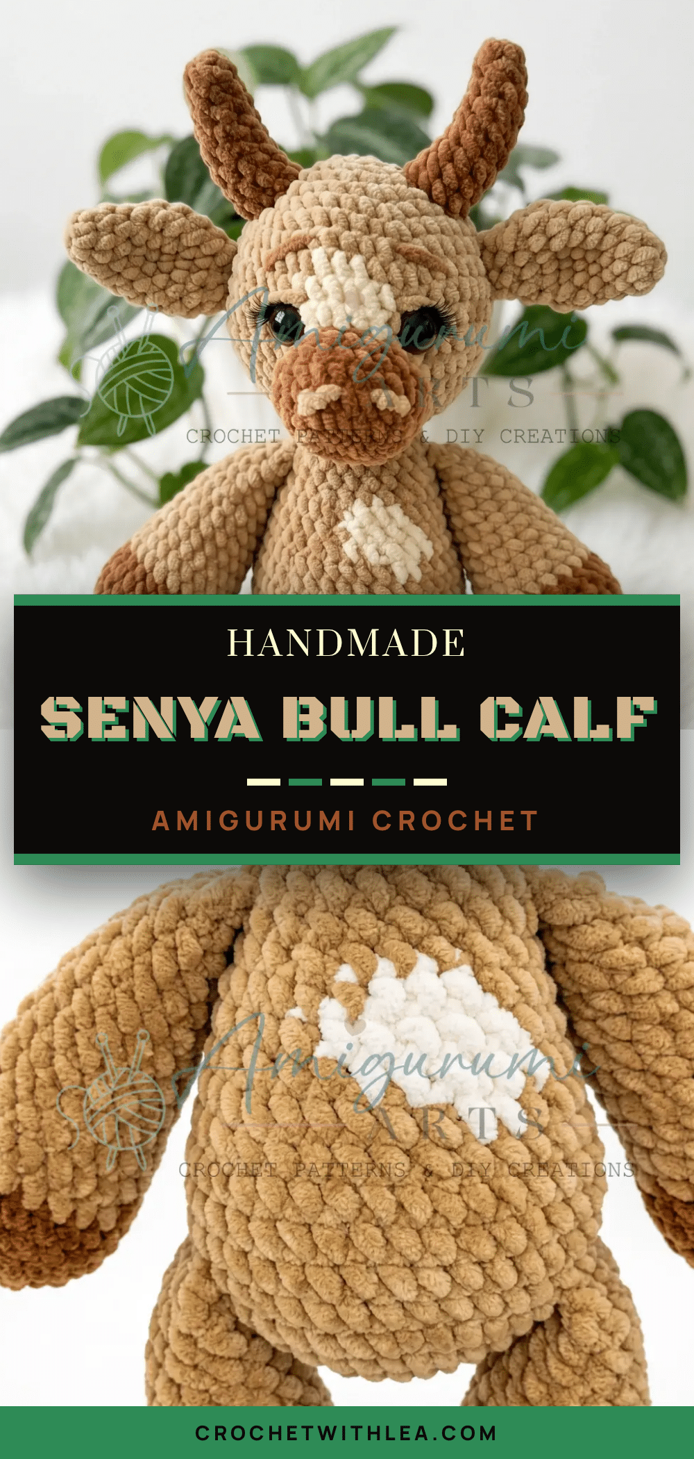 Senya the Bull Calf Amigurumi crochet pattern