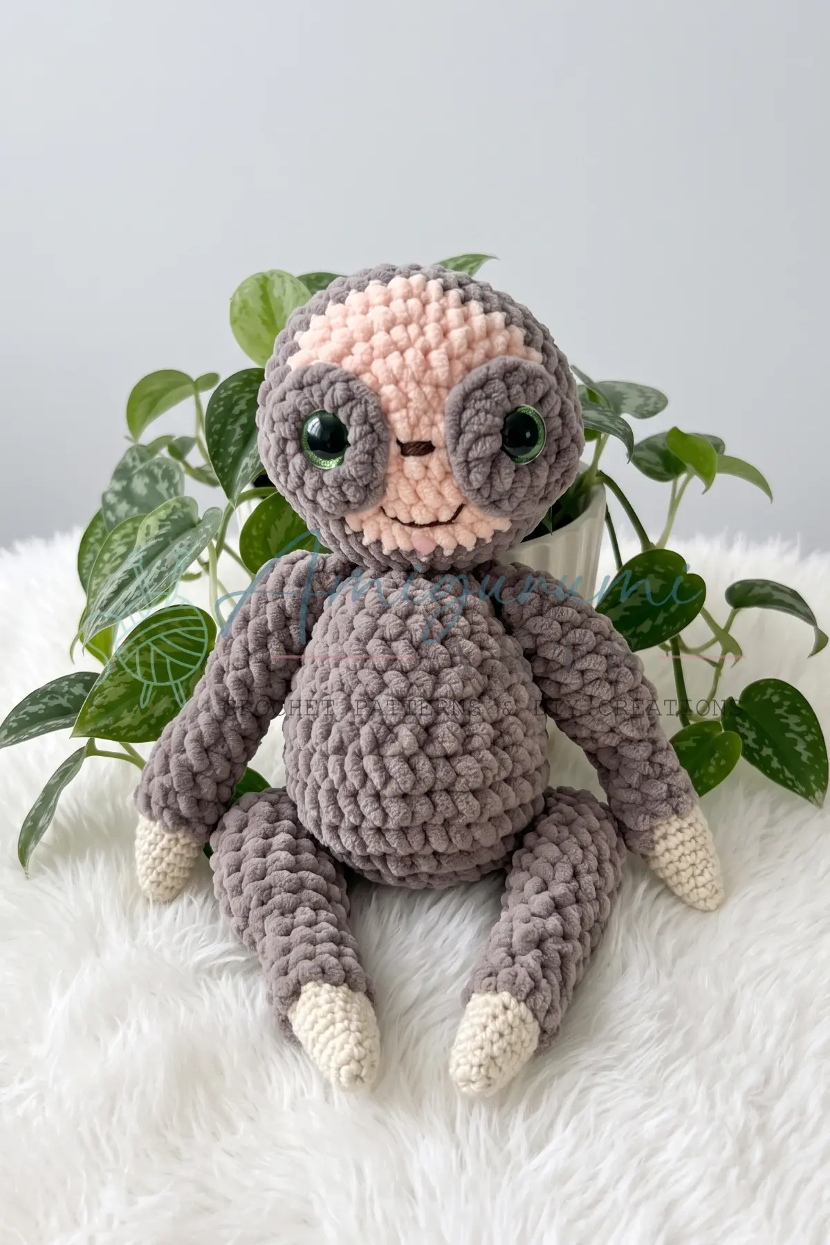 Skunk Skuni Amigurumi crochet project crochet project detail 4