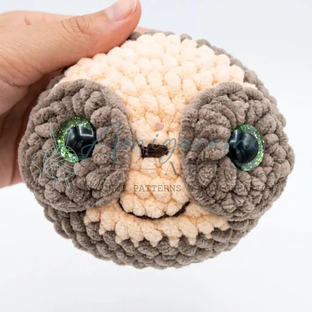sloth amigurumi crochet project crochet project detail 11