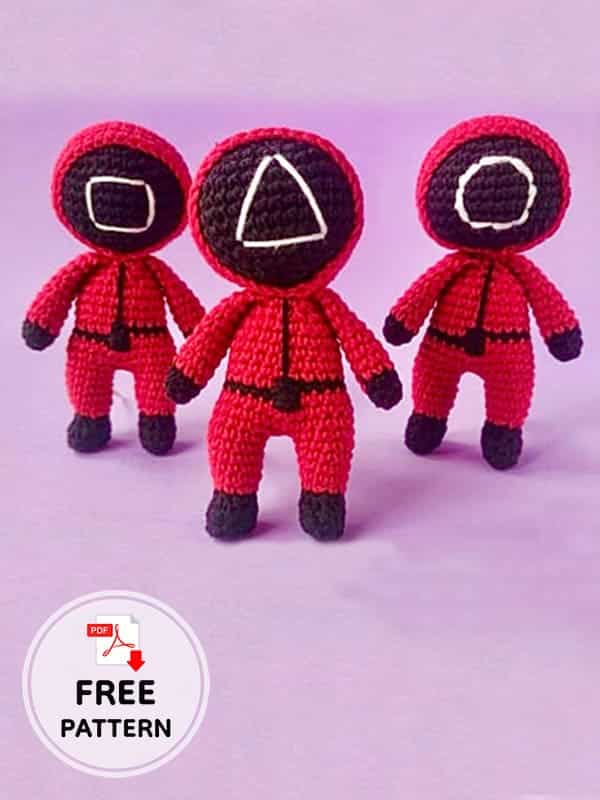 Squid Game crochet doll crochet project crochet project detail 1