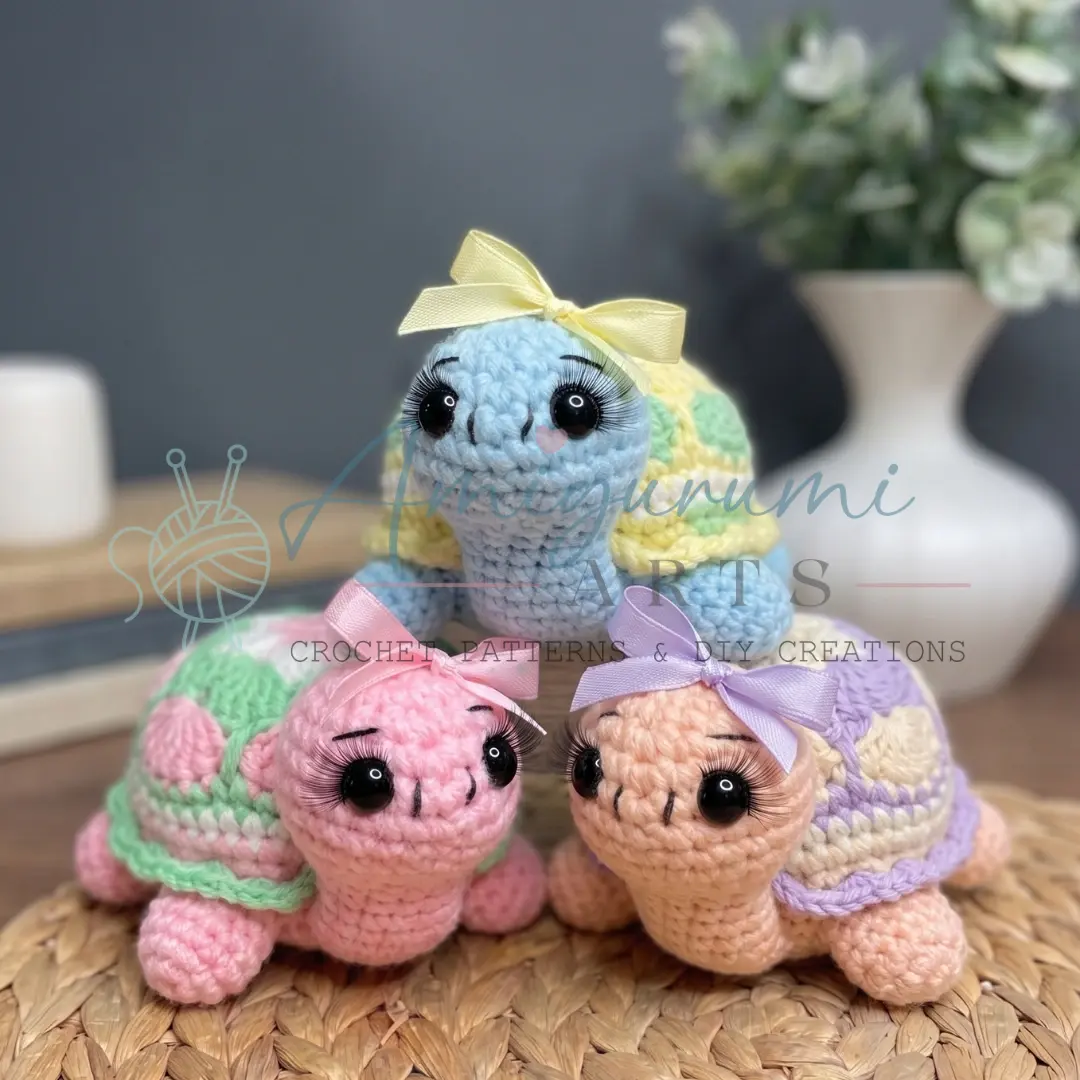 Tata the Turtle Amigurumi crochet project crochet project detail 1