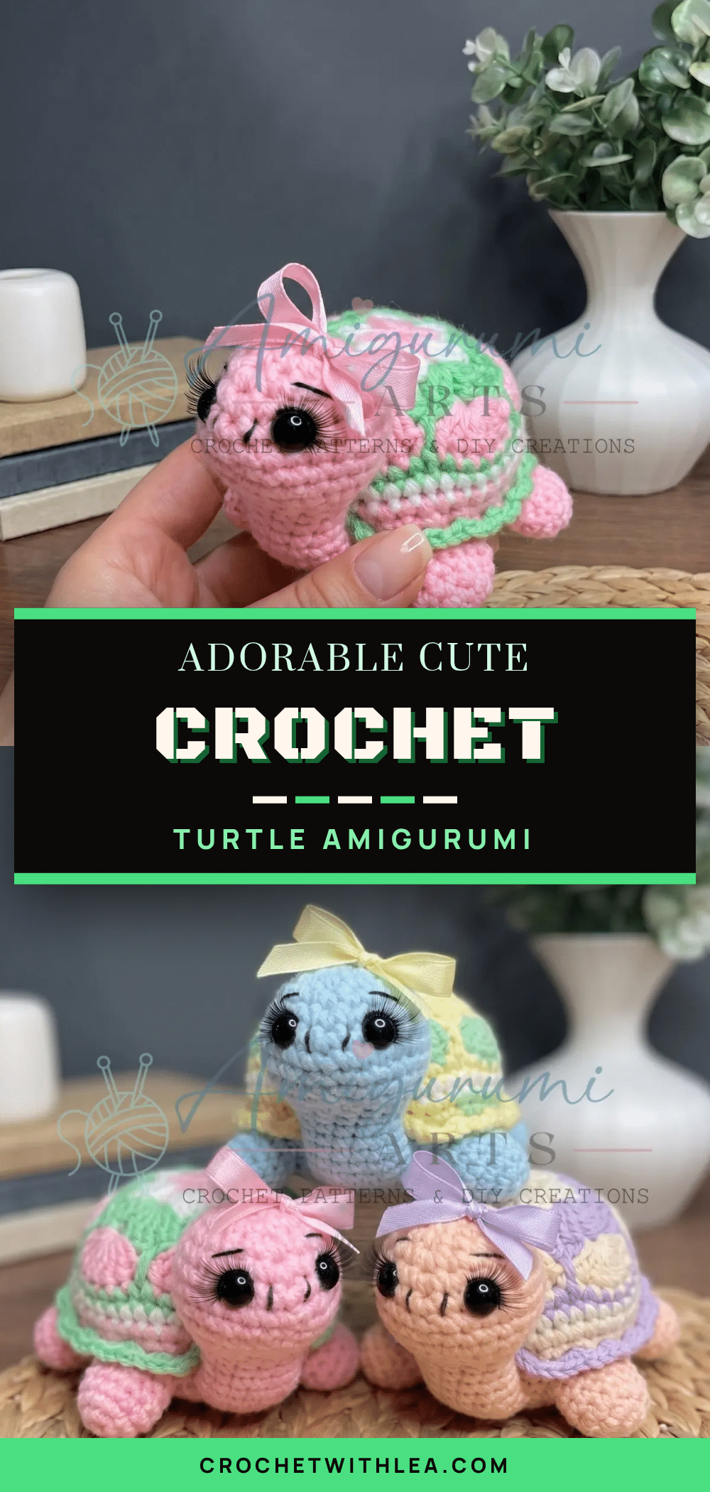 Tata the Turtle Amigurumi crochet pattern