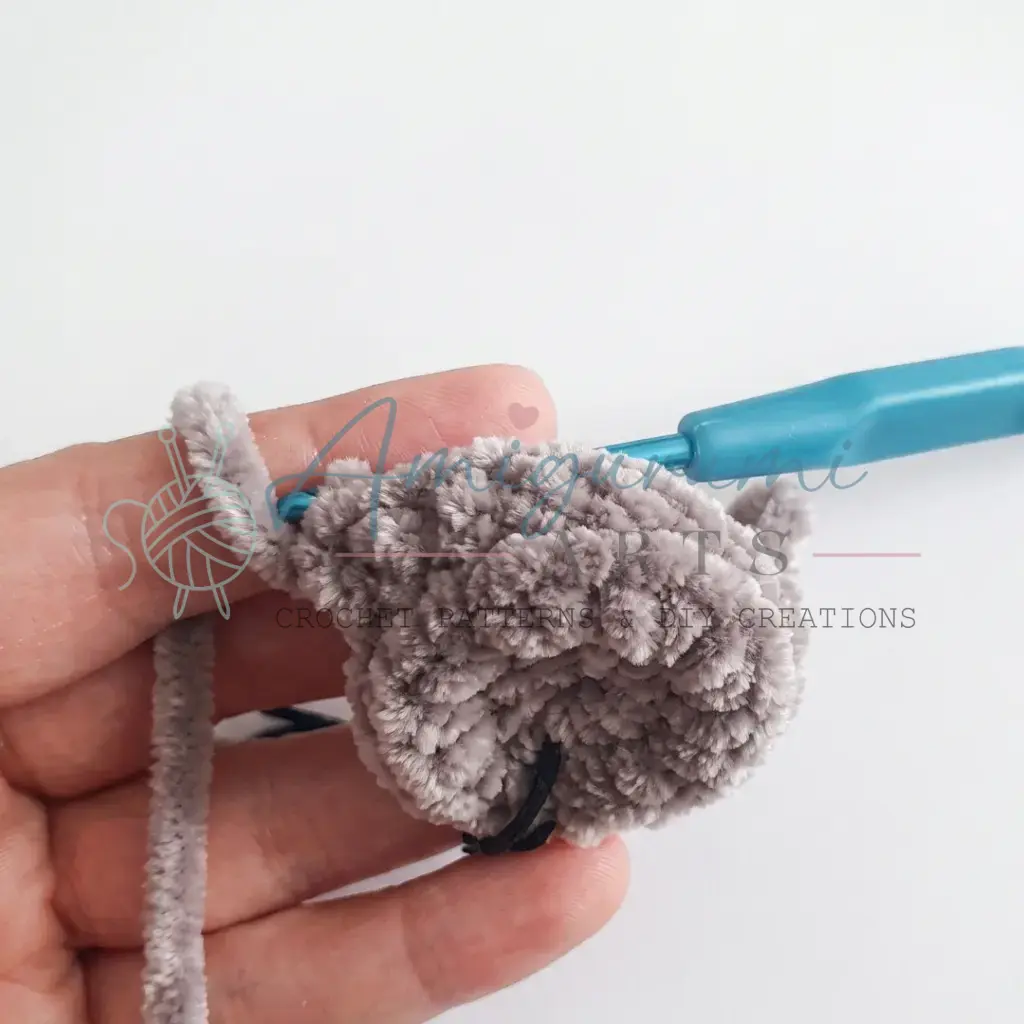 white bull calf amigurumi crochet project crochet project detail 4