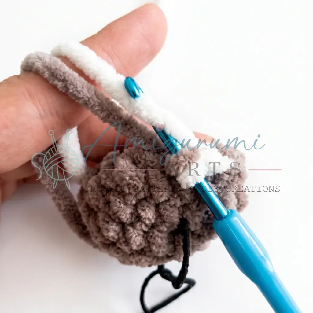 white bull calf amigurumi crochet project crochet project detail 7